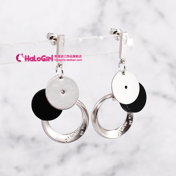 韩国时尚风百搭长款饰品耳坠