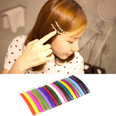 特价 糖果色一字发饰刘海边夹头饰女 BEAUTE正品 韩国发夹GRAIN