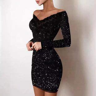 包臀纯色连衣裙女Women solid color dress with buttock wrapped