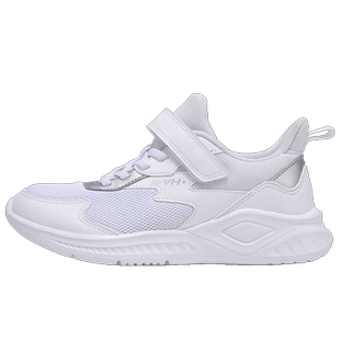 361童鞋男童小白鞋女童儿童白色运动鞋春秋款夏季透气网面跑步鞋