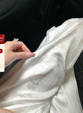 viola【鳄鱼纹神裤】印花原创夏季鳄鱼纹垂垂裤冰丝休闲裤女百搭