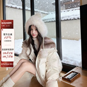 韩风高级感时尚 viola 少女感 yve联名款 90鹅绒服短款 lp龙猫