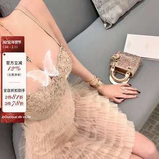 viola【异域千金】宇宙级高版 吊打市场货 手工缝制背心+纱裙套装