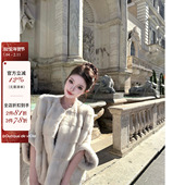 saga黑金珍珠水貂皮草外套韩系老钱风 韩系情貂 现货 viola