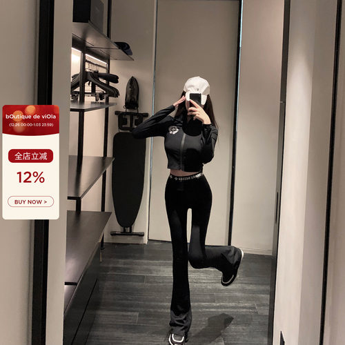 viola新款加绒运动套装