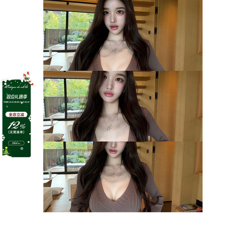 viola【美人在骨】 纸片人既视感！巨显瘦万能百搭针织打底衫修身