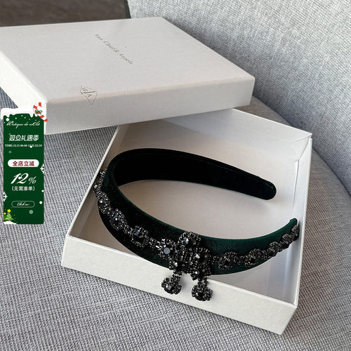 【现货】viola【星钻丝雀】Jue*版意大利手工！定制半年水钻发箍