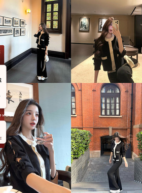 viola【coco少女】 25k香2w+私服兔绒羊毛针织套装富家千金气质