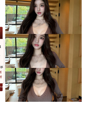 viola【美人在骨】 纸片人既视感！巨显瘦万能百搭针织打底衫修身