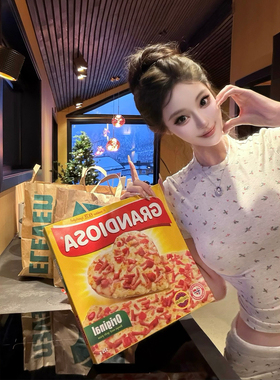 viola【Santa Girl】sk*ms圣诞限定90棉yb定制印花可外穿家居服