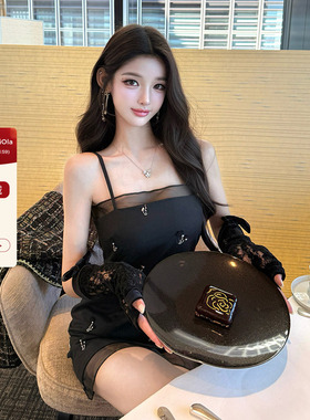 viola【蕾拉小姐】小韩dg一个月私服重工手工钉珠网纱连衣裙