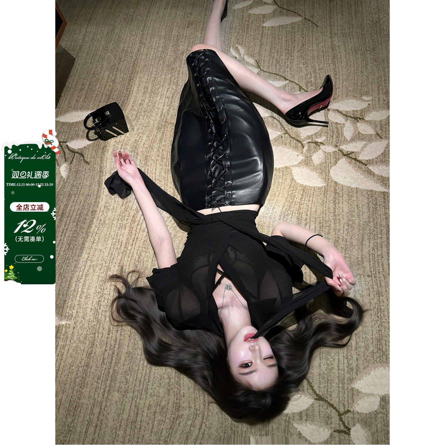 viola【轻熟姐姐】 elis*fra5k+顶ji钓系朦胧性感衬衫包臀裙套装