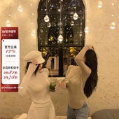 viola 内搭微透宽松羊毛针织衫 年货节现货清仓 五色堆堆衫