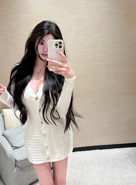 【现货】viola【奶泡椰椰】25C香 100棉巨舒适立体织法针织连衣裙