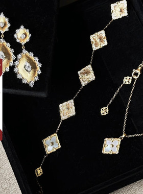 viola【文艺复兴】Buccel*古法金属金丝 手链/耳钉/项链 织纹雕