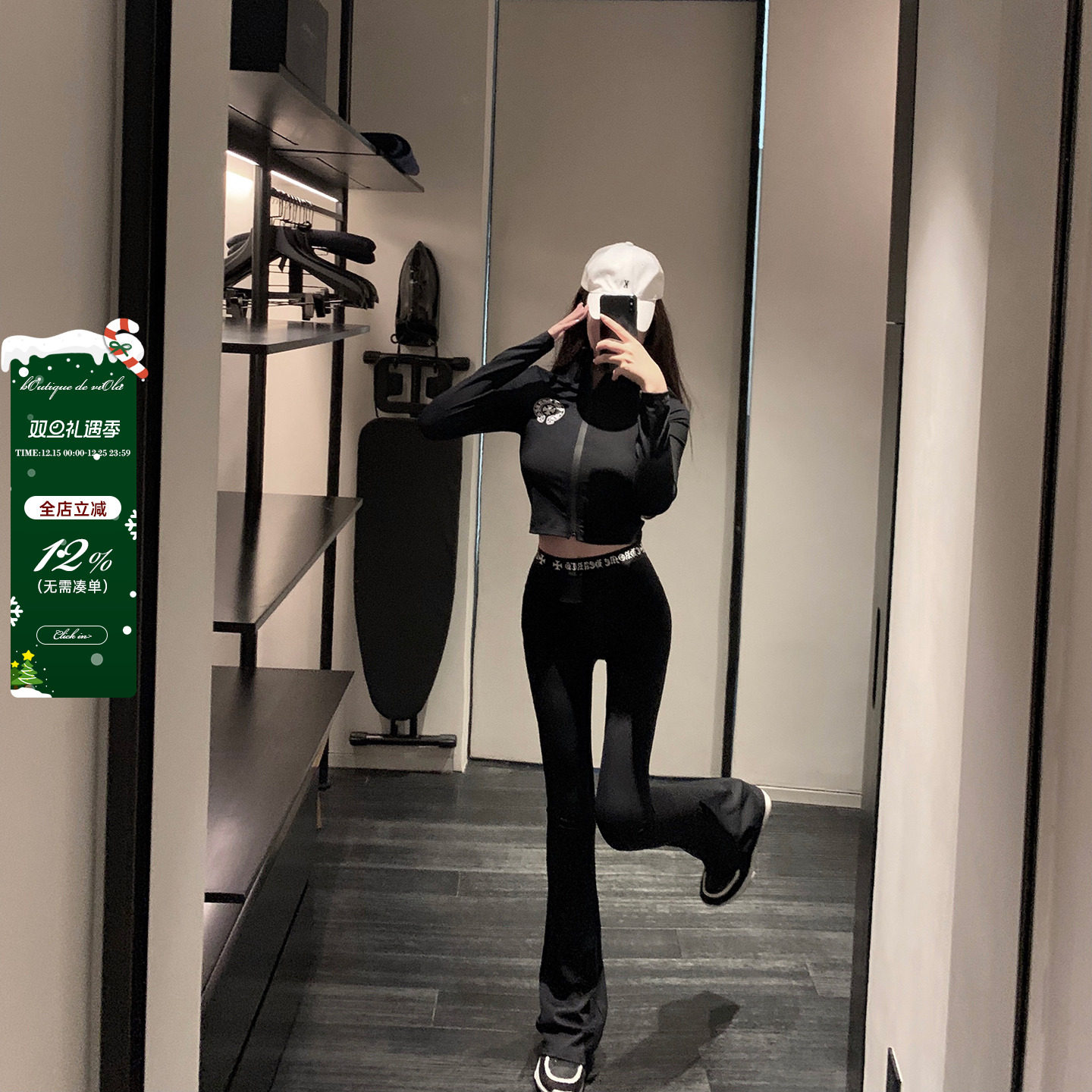 viola新款加绒运动套装