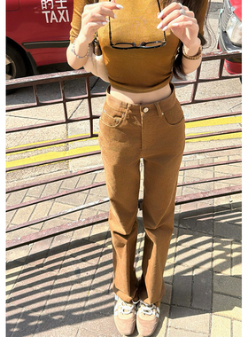 viola【s1p裤王】又窄又直这版型里的神巨nb筷子腿灯芯绒神裤