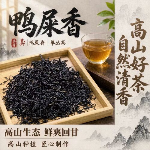 梅州兴宁单枞茶单丛王正宗客家特产茶叶鸭屎香蜜兰香明前春茶500g