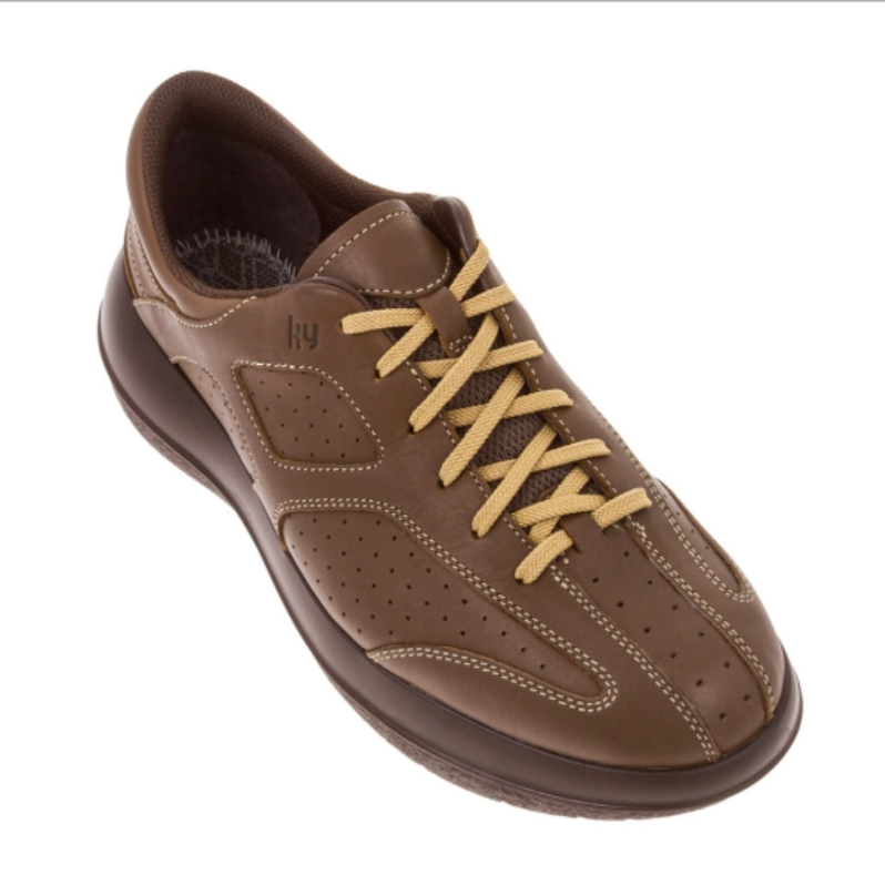 瑞士kybun进口康步鞋休闲商务头层牛皮鞋男士低帮透气健康气垫鞋