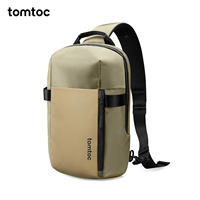 tomtoc chest bag, men's crossbody bag, large-capacity iPad tablet, single-shoulder bag, multi-functional commuter bag, computer bag T24 thumbnail 4
