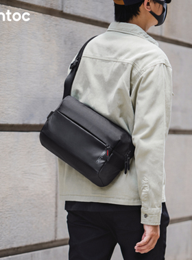 tomtoc斜挎包男男士单肩包胸包男包适用于iPad Pro 11英寸T21M1