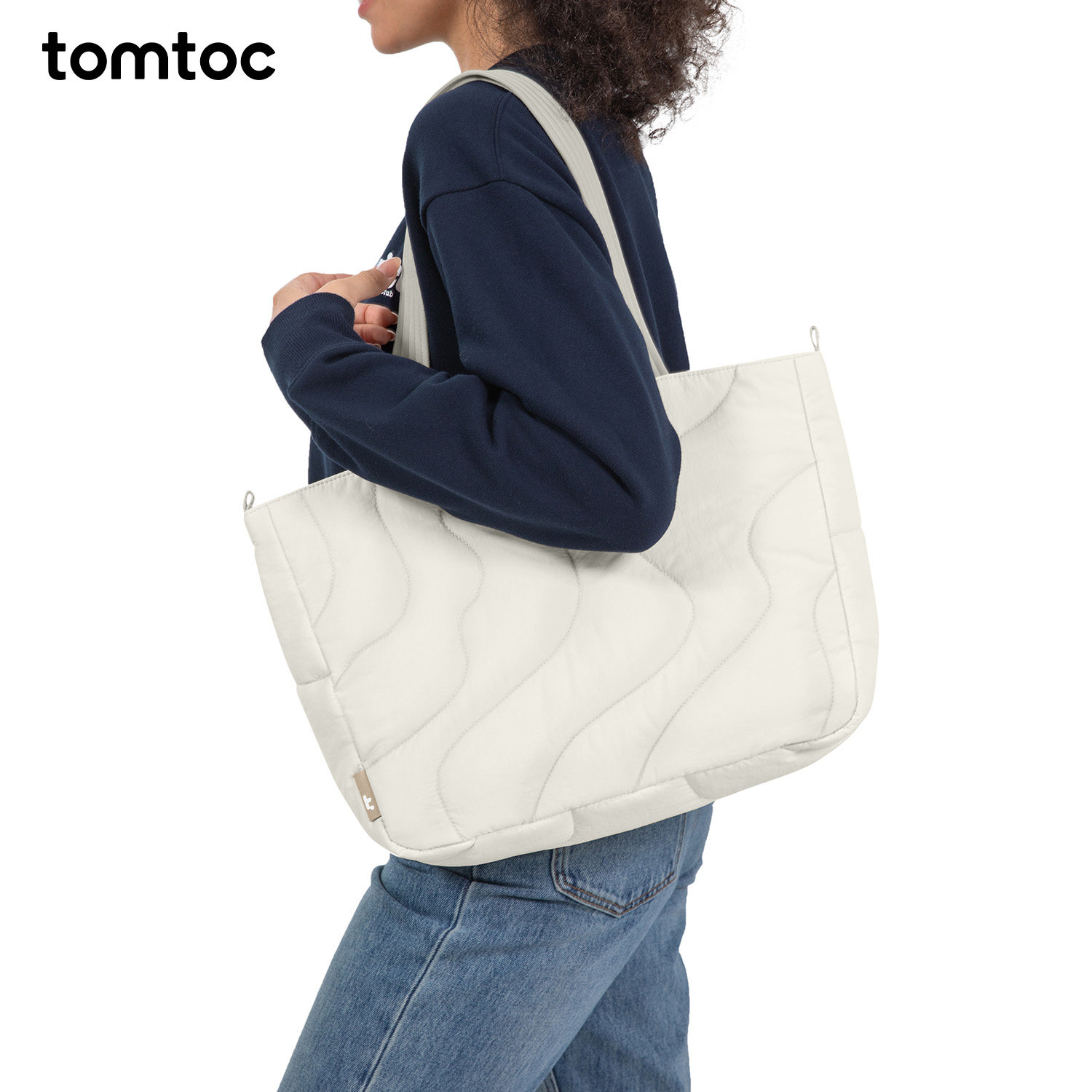 tomtoc地球肌理轻行托特包T38图片