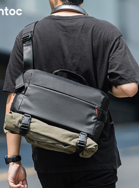 tomtoc斜挎包大容量邮差包胸包男包包适用于MacBook Pro14寸T21L1