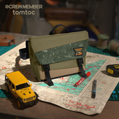 吉考斯工业邮差包单肩包大容量通勤包男款 tomtoc 休闲斜挎包T27