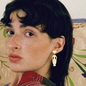 ITS MINE定制西班牙Apres Ski手工镀金复古爱心花瓶耳环文艺耳钉