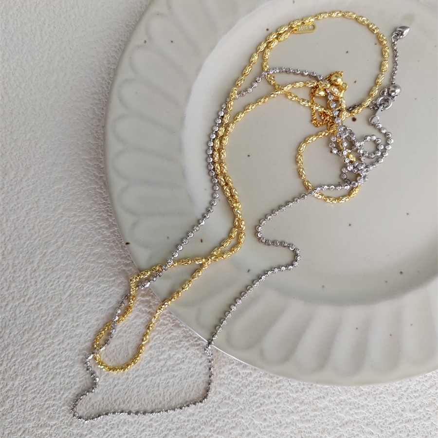 精致气质感日韩简约闪亮细巧颈链