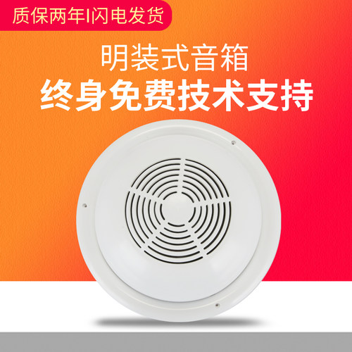 新款吸顶广播海湾消防音箱
