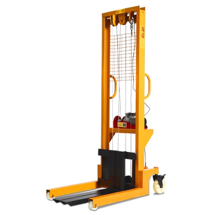 晟雕电动叉车半电动堆高车2吨1吨堆高机卸搬运堆高车微型电动葫芦