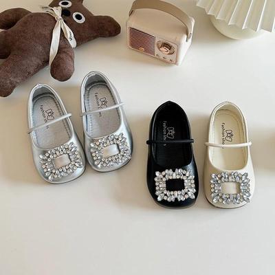 女童公主鞋软底豆豆鞋