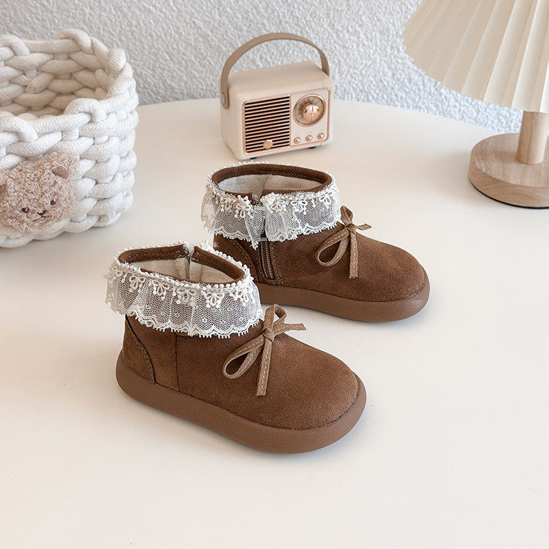 女童毛毛短靴大棉靴冬季2025新款加绒保暖儿童女孩防滑雪地靴,童鞋/婴儿鞋/亲子鞋,棉鞋,淘宝优惠券,粉丝福利购,淘宝优惠卷