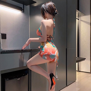 纯欲性感包臀裙床上睡衣套装午夜女神透视私房内衣风情万种的裙子