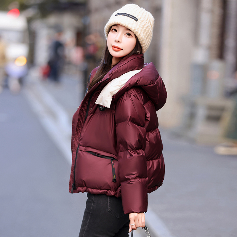 高端羽绒服女短款2025年冬季新款