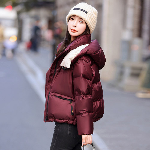 高端羽绒服女短款2025年冬季新款