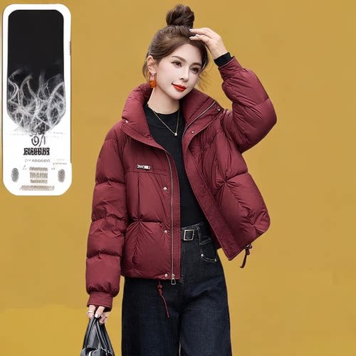 时尚高端小个子设计感保暖外套女