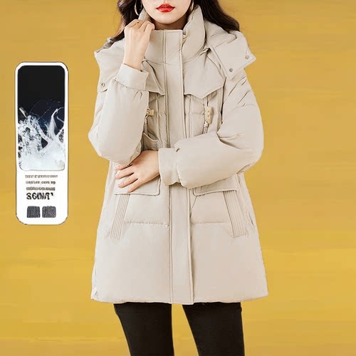 高端羽绒服女2025年冬新款加厚