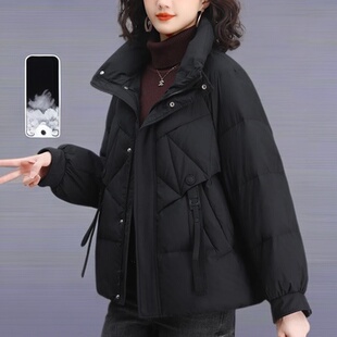 加厚羽绒服女款冬季爆款2026新款高端时尚中年妈妈连帽白鸭绒外套