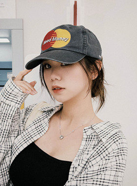 XOTIC官方 Oarism x JLP「来财」万事达信用卡鸭舌帽夏刺绣遮阳帽