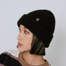 XOTIC官方 双面羊毛毛线帽冬季新品防寒保暖户外休闲简约针织帽