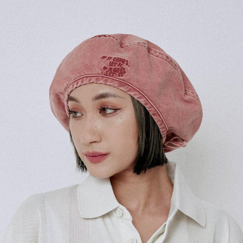 XOTIC官方 随缘水洗贝雷帽秋新品韩版百搭做旧大头围显脸小前进帽