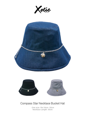 XOTIC官方 芒星创意组合渔夫帽可拆配饰春夏百搭遮阳防晒盆帽男女
