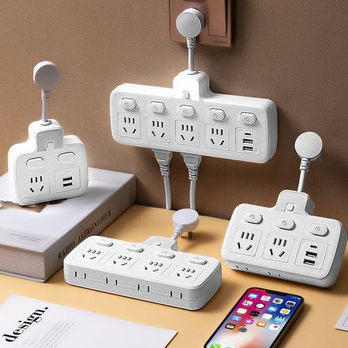 全铜插座转换器插排多孔带USB