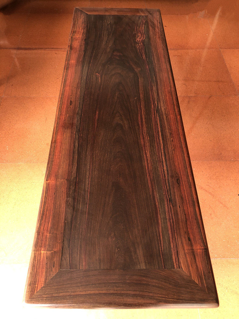 天香倾城 王世襄老挝大红酸枝条案交趾黄檀平头案小书案明式家具