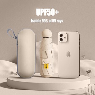 mini umbrellas UPF50+ Sun umbrella Travel UV umbrellas Small