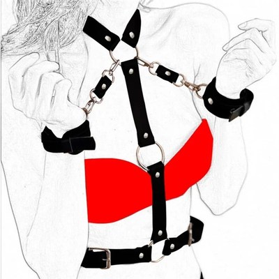 BDSM Harness SM Slave Handcuff Fetish Accessories Erotic