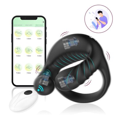 Silicone Penis Ring, Cock Ring Vibrator, Delay Ejaculation,