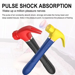 4-in-1 Hammer Thrusting Vibrator G-Spot & Clit Sucker, Du